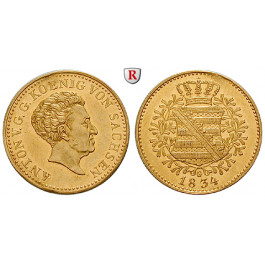 Sachsen, Königreich Sachsen, Anton, Dukat 1834, ss-vz