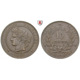 Frankreich, III. Republik, 10 Centimes 1897, vz