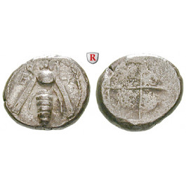 Ionien, Ephesos, Drachme 500-420 v.Chr., ss-vz