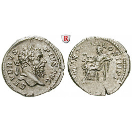 Römische Kaiserzeit, Septimius Severus, Denar 209, vz