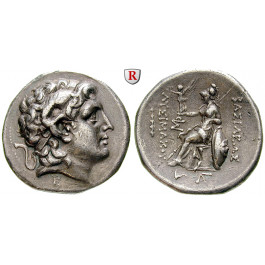 Thrakien, Königreich, Lysimachos, Tetradrachme um 297 v.Chr., ss-vz