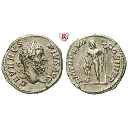 Römische Kaiserzeit, Septimius Severus, Denar 209, f.vz