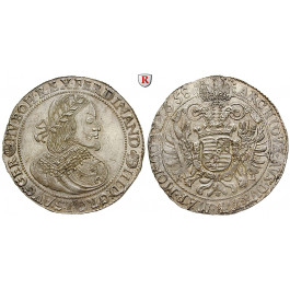 Römisch Deutsches Reich, Ferdinand III., Taler 1658, vz-st