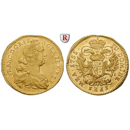 Römisch Deutsches Reich, Franz I., Dukat 1755, ss-vz/vz
