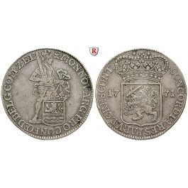 Niederlande, Zeeland, Silberdukat 1771, ss