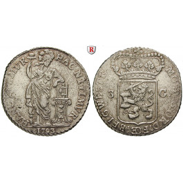 Niederlande, Westfriesland, 3 Gulden 1793, ss-vz
