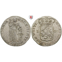 Niederlande, Westfriesland, Gulden 1793, vz+