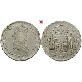 Mexiko, Zacatecas, Prägungen der Royalisten, 8 Reales 1822, ss-vz