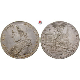 Vatikan, Leo XII., Scudo A III 1825, vz-st