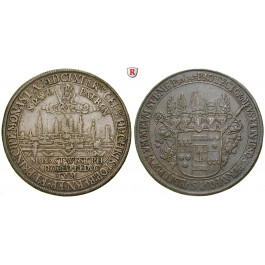 Münster, Bistum, Christoph Bernhard von Galen, Reichstaler 1661, f.vz