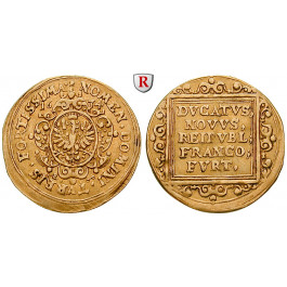 Frankfurt, Stadt, Doppeldukat 1634, ss+