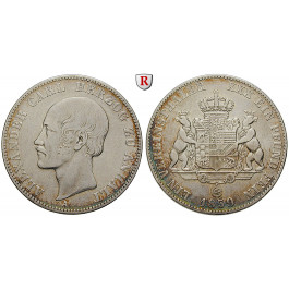 Anhalt, Anhalt-Bernburg, Alexander Carl, Vereinstaler 1859, ss