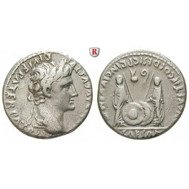 Römische Kaiserzeit, Augustus, Denar 2 v.-4 n.Chr., ss+