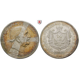 Montenegro, Nikola I., 5 Perpera 1914, vz
