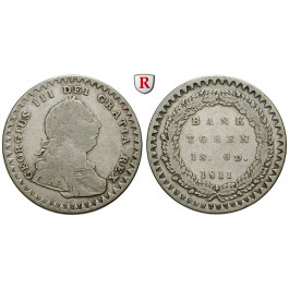 Grossbritannien, George III., 18 Pence (1 Shilling, 6 Pence) 1811, f.ss