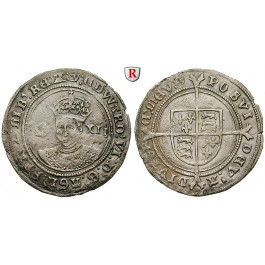 Grossbritannien, Edward VI., Shilling 1551-1553, ss