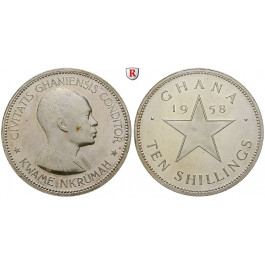 Ghana, 10 Shillings 1958, PP
