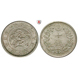 Japan, Mutsuhito (Meiji), 10 Sen 1906 (Jahr 39), vz-st