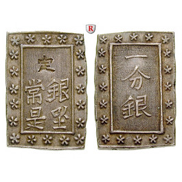 Japan, Tenpo, Bu (Ichi Bu Gin) o.J.(1837-1854), vz