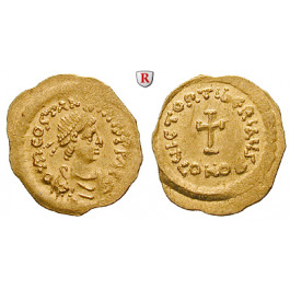 Byzanz, Tiberius II. Constantinus, Tremissis 578-582, f.vz