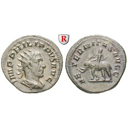Römische Kaiserzeit, Philippus I., Antoninian, vz+