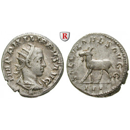 Römische Kaiserzeit, Philippus II., Antoninian 247-248, ss-vz/vz