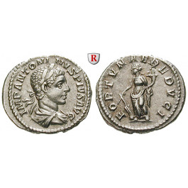 Römische Kaiserzeit, Elagabal, Denar 220-222, vz