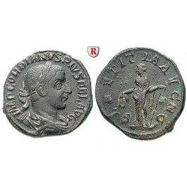 Römische Kaiserzeit, Gordianus III., Sesterz 241-243, vz+