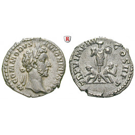 Römische Kaiserzeit, Commodus, Denar 179-180, vz