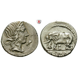 Römische Republik, Q. Caecilius Metellus, Denar 81 v.Chr., ss-vz