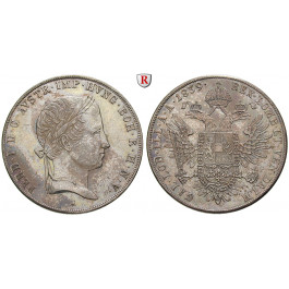 Österreich, Kaiserreich, Ferdinand I., Konventionstaler 1839, f.vz/vz-st