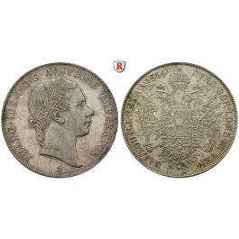 Österreich, Kaiserreich, Franz Joseph I., Konventionstaler 1854, vz+