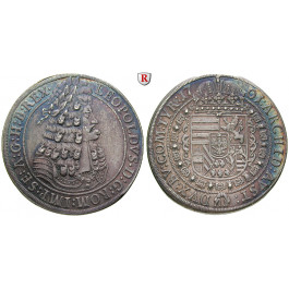 Römisch Deutsches Reich, Leopold I., Reichstaler 1701, ss+