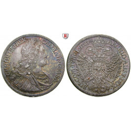 Römisch Deutsches Reich, Karl VI., Reichstaler 1727, f.vz/vz-st