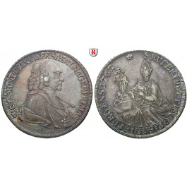 Salzburg, Bistum, Sigismund von Schrattenbach, Konventionstaler 1762, f.vz