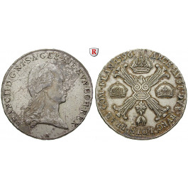 Österreich, Kaiserreich, Franz II. (I.), Kronentaler 1796, ss-vz/vz