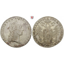 Österreich, Kaiserreich, Franz II. (I.), Taler 1824, f.vz