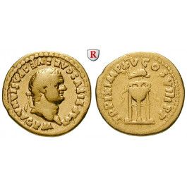 Römische Kaiserzeit, Titus, Aureus 80, ss
