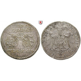 Nürnberg, Stadt, Guldentaler 1572, ss-vz