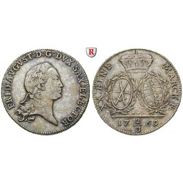 Sachsen, Albertinische Linie, Friedrich August III., 2/3 Taler 1769, f.vz