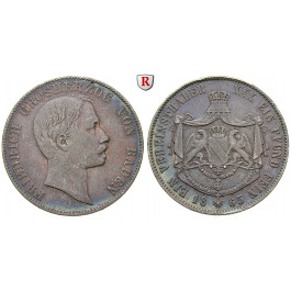 Baden, Grossherzogtum Baden, Friedrich I., Vereinstaler 1865, ss