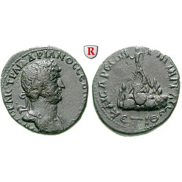 Römische Provinzialprägungen, Kappadokien, Caesarea, Hadrianus, Bronze Jahr 19= 134-135, vz
