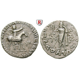Baktrien und Indien, Königreich Baktrien, Azes II., Tetradrachme 20-1 v.Chr., ss