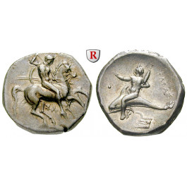 Italien-Kalabrien, Taras (Tarent), Didrachme 290-281 v.Chr., ss-vz/vz-st