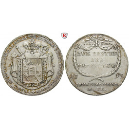 Bamberg, Bistum, Franz Ludwig von Erthal, Taler 1795, ss+