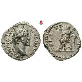 Römische Kaiserzeit, Antoninus Pius, Denar 156-157, vz