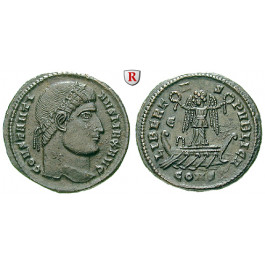Römische Kaiserzeit, Constantinus I., Follis 327, vz