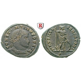 Römische Kaiserzeit, Constantinus I., Follis 316, vz