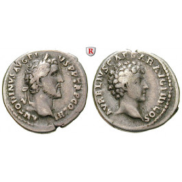Römische Kaiserzeit, Antoninus Pius, Denar 140, ss
