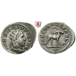 Römische Kaiserzeit, Philippus I., Antoninian 248, vz